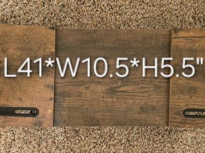 Adjustable Wooden double Monitor Stand Riser with Storage Drawer and Phone/pad standing Slots