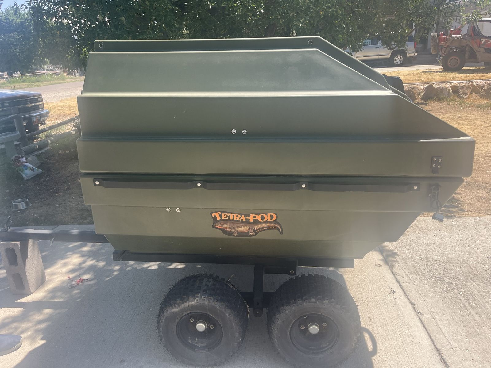Tetra-POD Off-Road Utility Trailer Tub & Boat Conversion