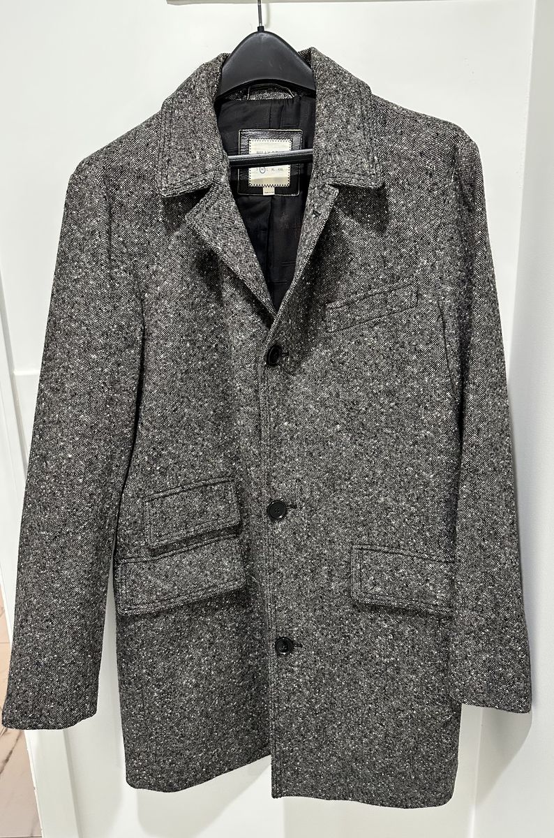 Billy Reid Wool Tweed Overcoat/Topcoat - Men's Med