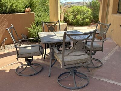 Outdoor Table + 4 Chairs