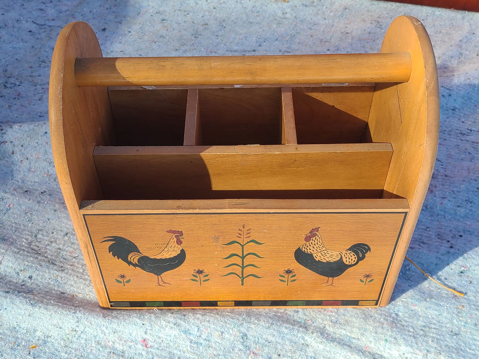 Office supply holder (for pens, scissors,  mail etc)