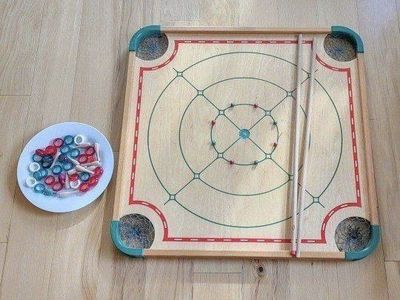 Vintage Carrom Game Table