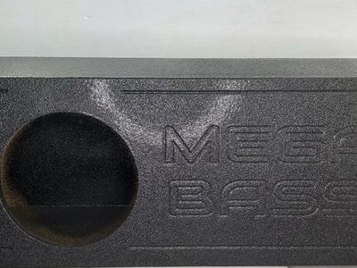 MEGA BASS 10" Single Ported Subwoofer Enclosure Box Truck Car Audio Sub Speaker