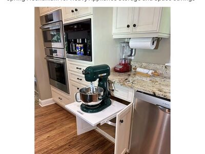 Appliance Lift for Kitchen Cabinets