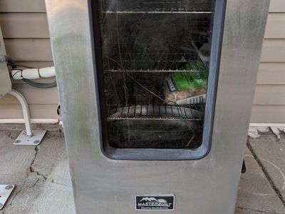 Masterbuilt Real Wood Smoker, Large, Digital Control, Stainless Steel