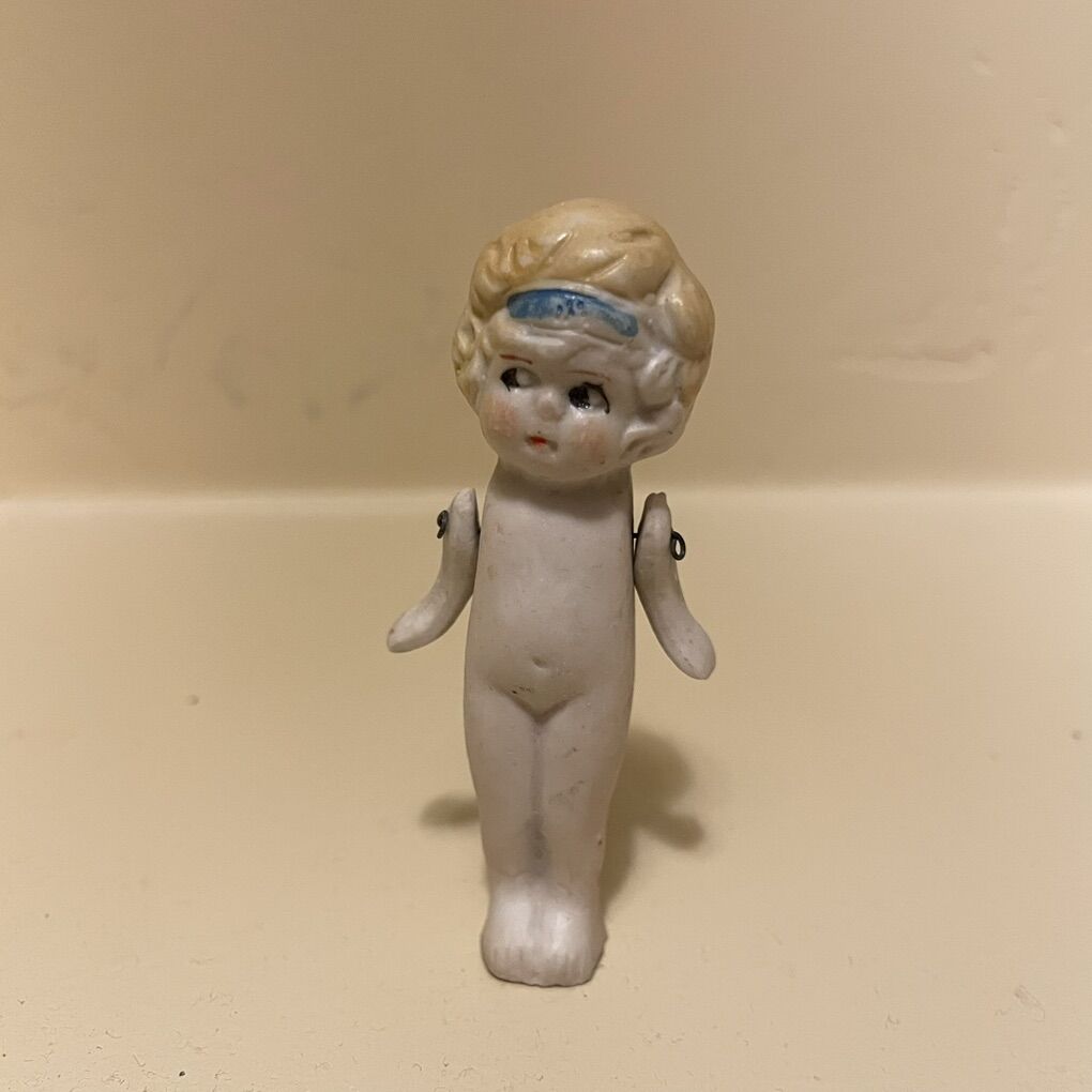 Vintage 1930's Bisque Kewpie-Style Doll