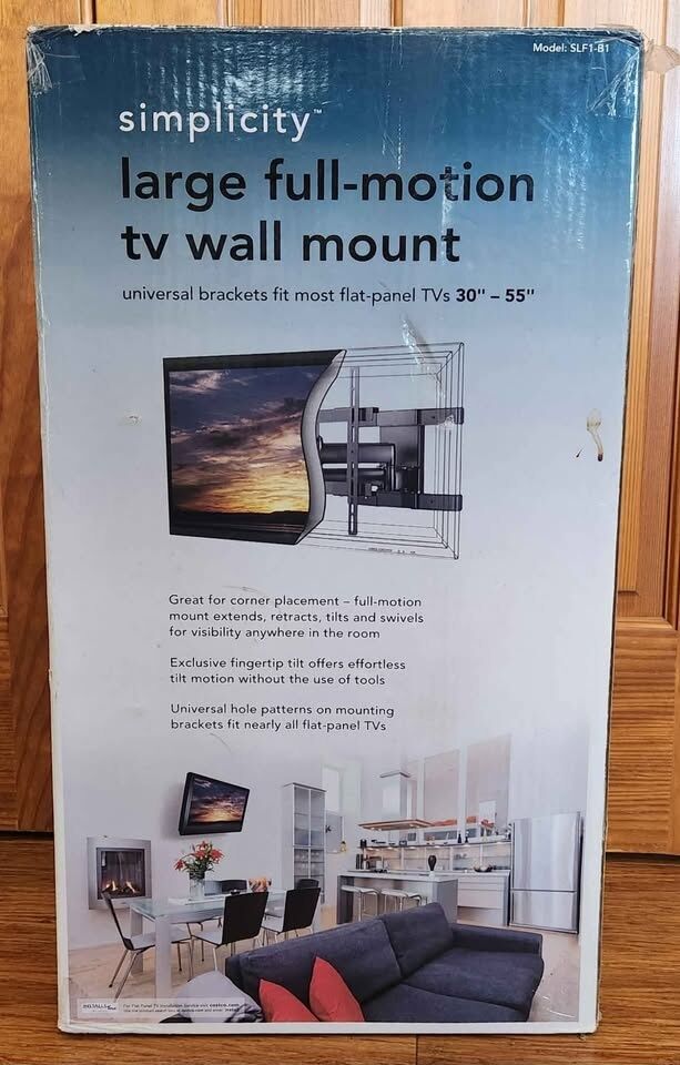 Simplicity 30in-55in Full Motion SLF1B1 TV Mount 663055 #102876
