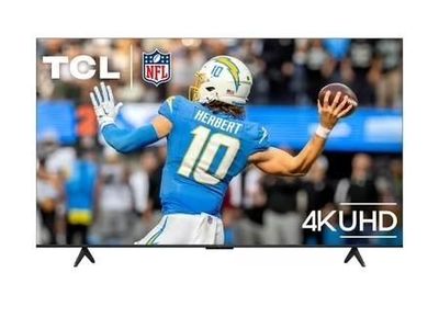 TCL 65" LED Smart TV Class S5 4K UHD HDR w/Google TV, Black