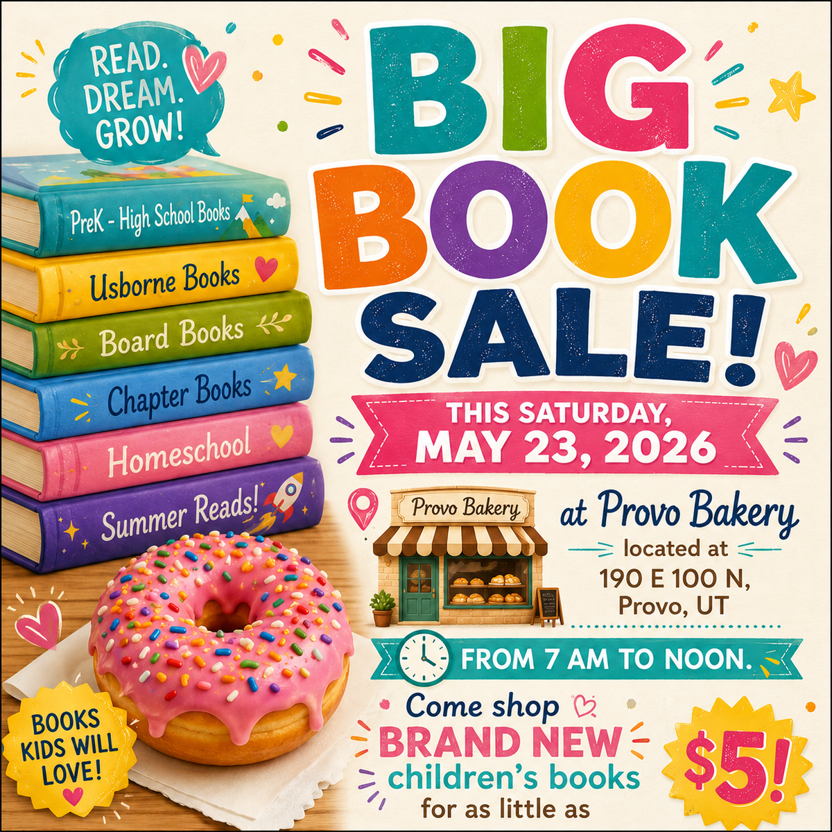 BIG CHILDREN'S BOOK SALE!