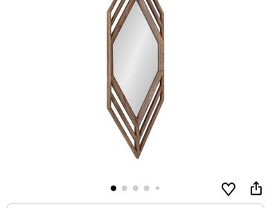 Kate & Laurel Geometric Wall Mirror (2 left)