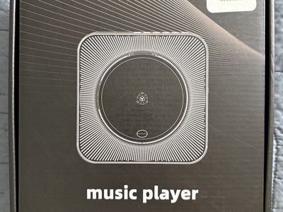 NEW Gueray Portable Bluetooth CD Player w/ HiFi Speakers, FM Radio, Remote, 4000mAh Rechargeable