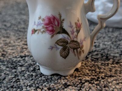 Vintage Porcelain Moss Rose