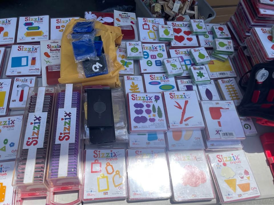 Huge lot of Sizzix art craft supplies