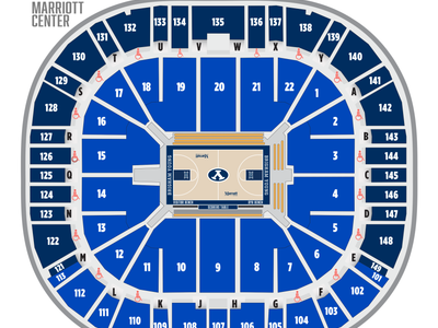 BYU Basketball Season Tickets - Lower Bowl Sideline Tickets