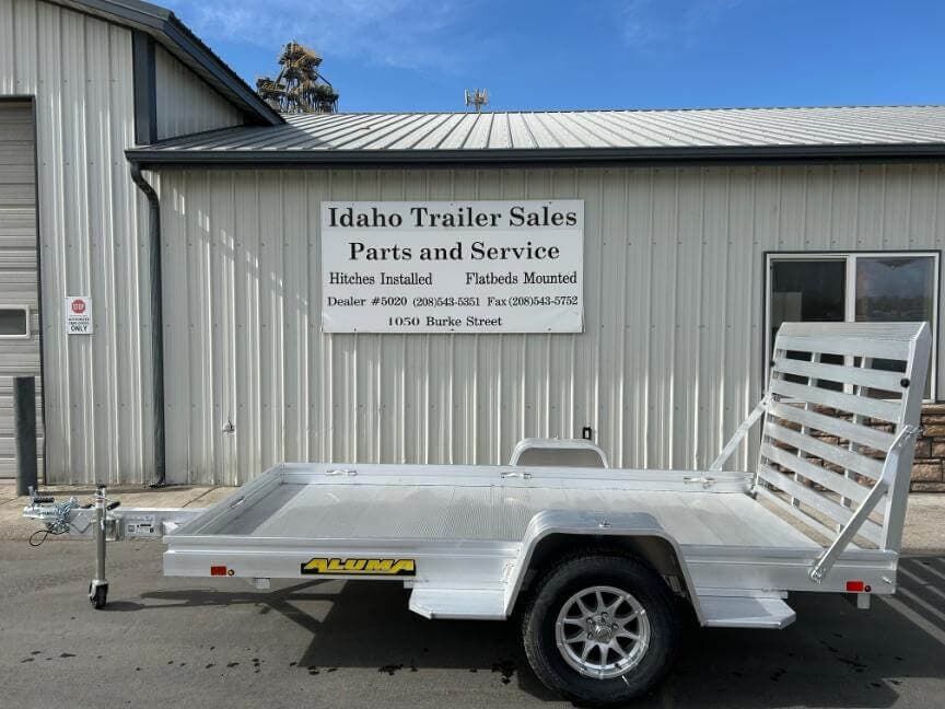 2026 Aluma 6310H 63'x10' Aluminum Utility Trailer with Ramp Gate 3K