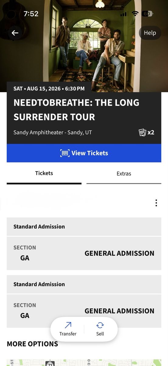 NEEDTOBREATHE Concert Tickets
