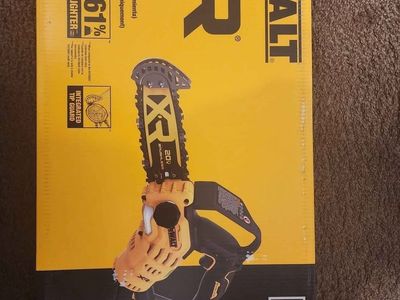 New Dewalt 20V MAX 8in. Pruning Chainsaw