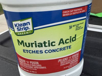 Klean-Strip Green Muriatic Acid 1 Gallon - Concrete Etcher & Cleaner
