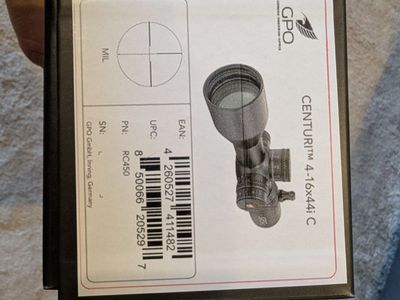German Precision Optics Centuri Compact 4-16x44i FFP