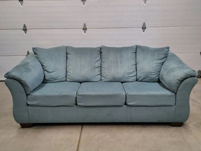 FREE DELIVERY- Beautiful Teal Sofa