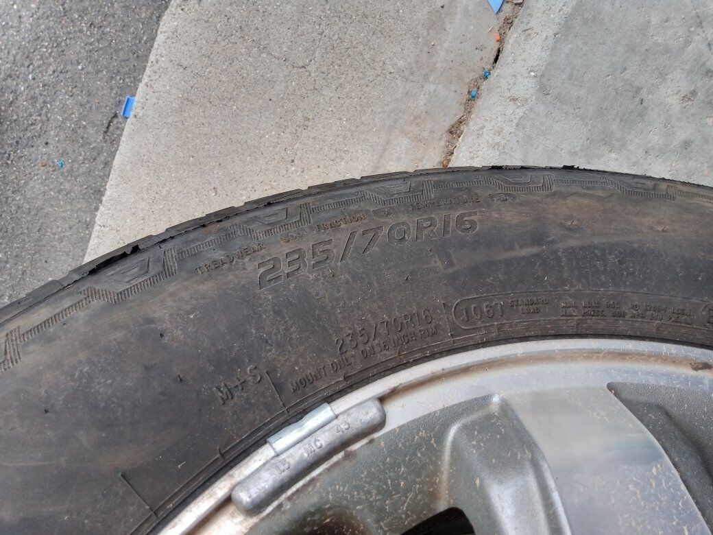 Tires with rims