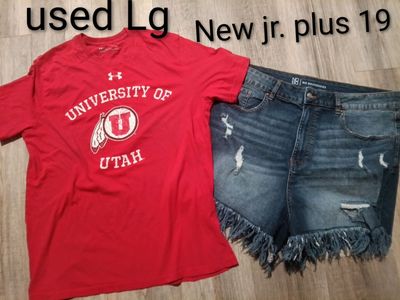U OF U SHIRT AND NEW SHORTS PLUS 19