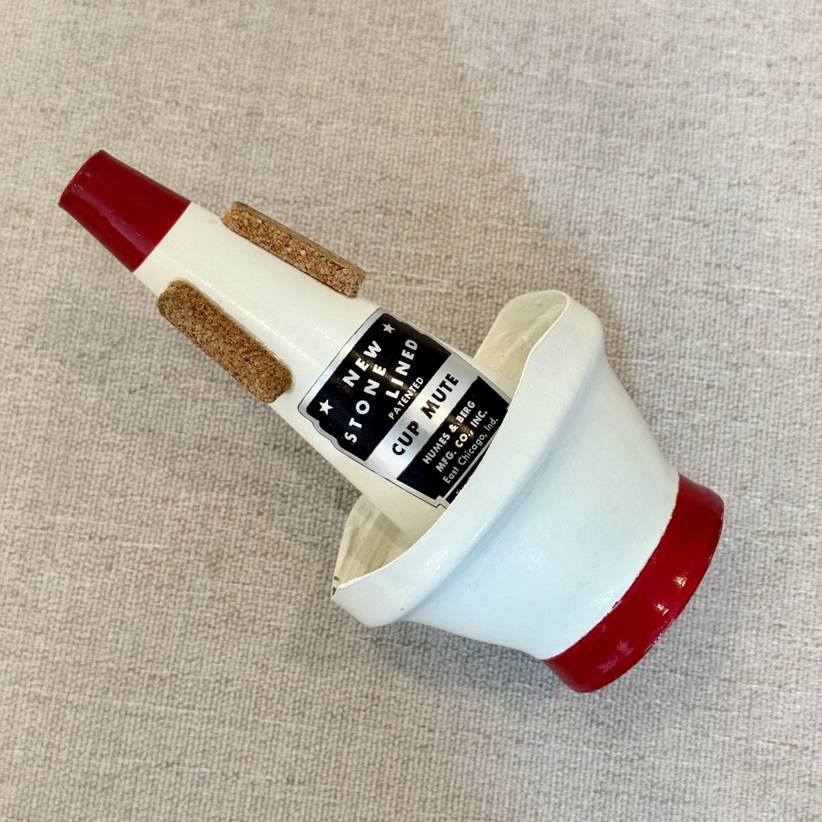 Humes & Berg New Stone Lined Cup Mute for Trumpet Cornet