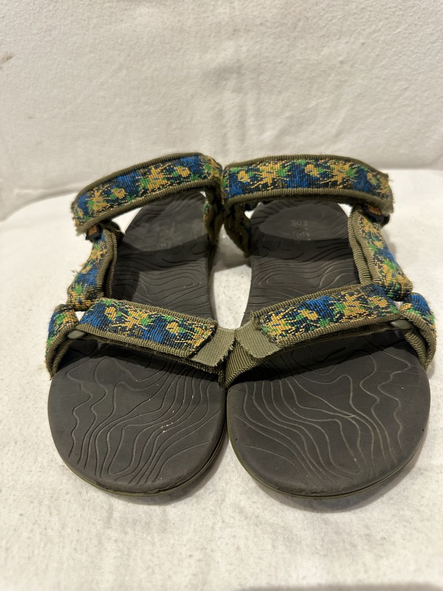 Teva youth size 2 blue/yellow/green sport sandals