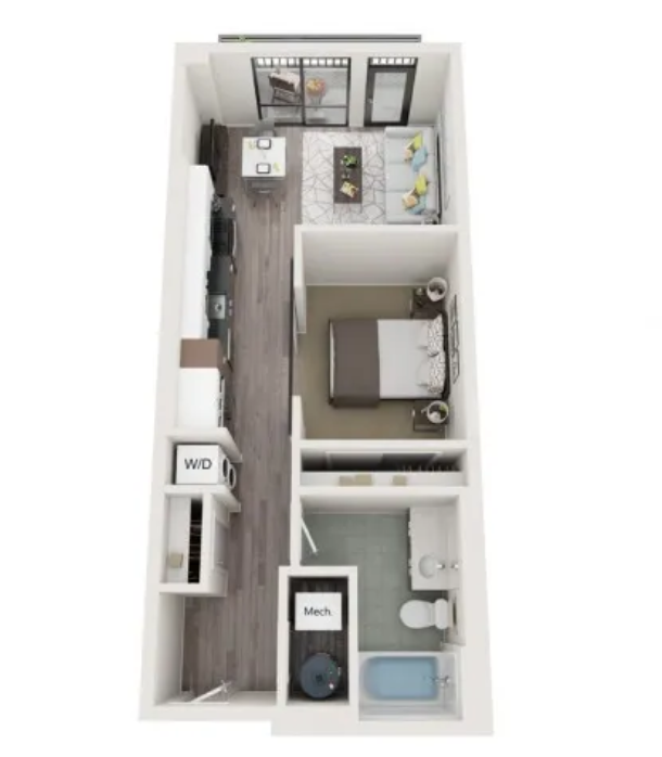 Furnished Apartment Ready to Sublet / Rent at Sugar House Community