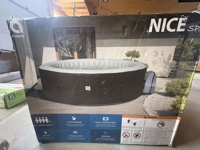 NEW Avenli Nice Spa 4-6 Person Inflatable Hot Tub - 140 Jets - Sealed