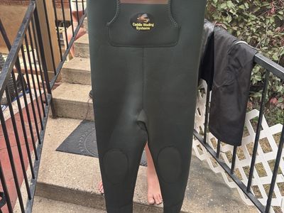 Caddis Wading Systems Neoprene Stockingfoot Waders Dark Green Chest Waders xl youth