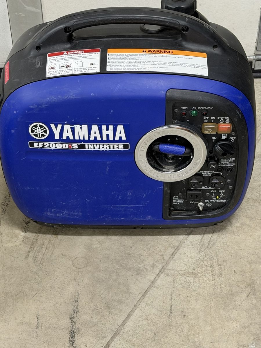 Yamaha 2000 watt generator