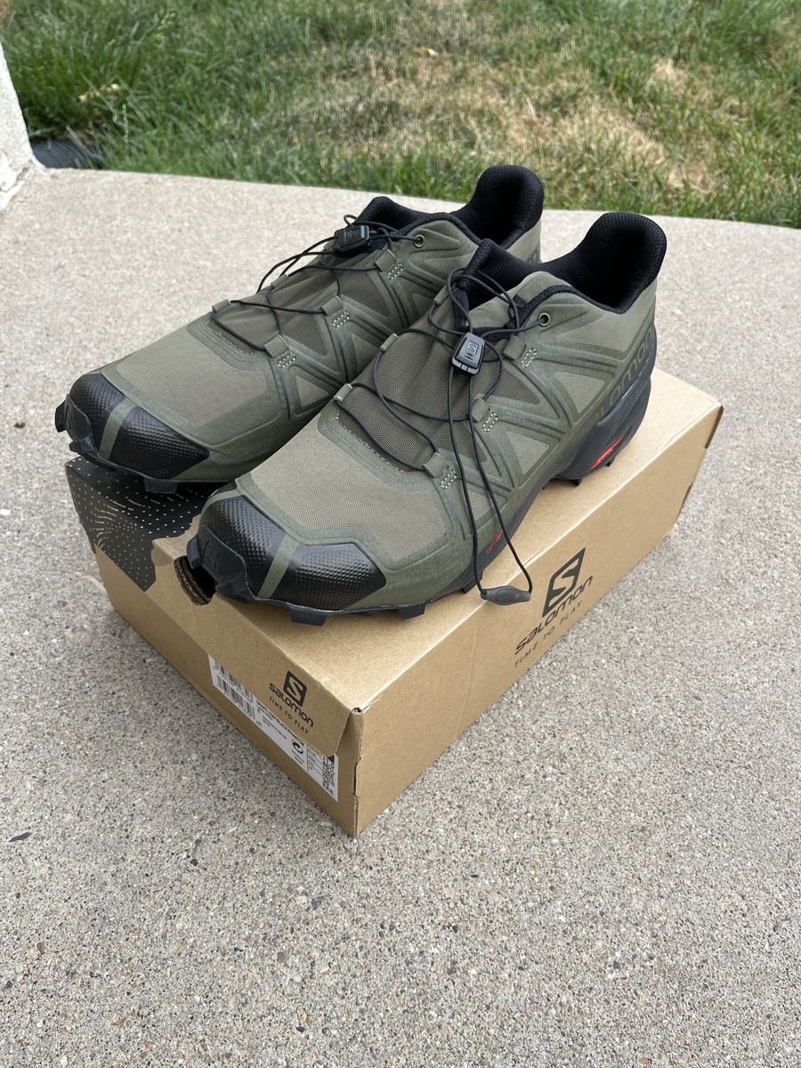 Salomon Speedcross 5 Trail Running Shoes Men's Size 12 EE
