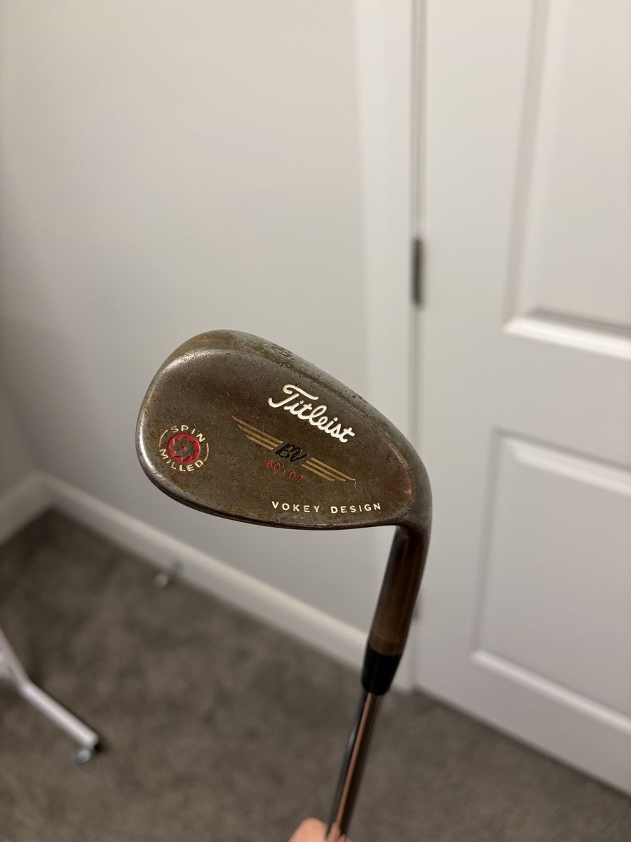 Titleist Vokey Design Spin Milled 60° Lob Wedge Golf Club (60-07)