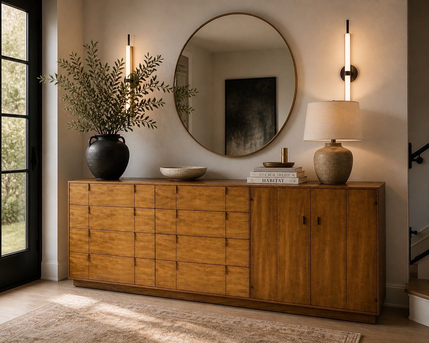 Mid-Century Modern Hickory Manufacturing Dresser / Credenza 76” long