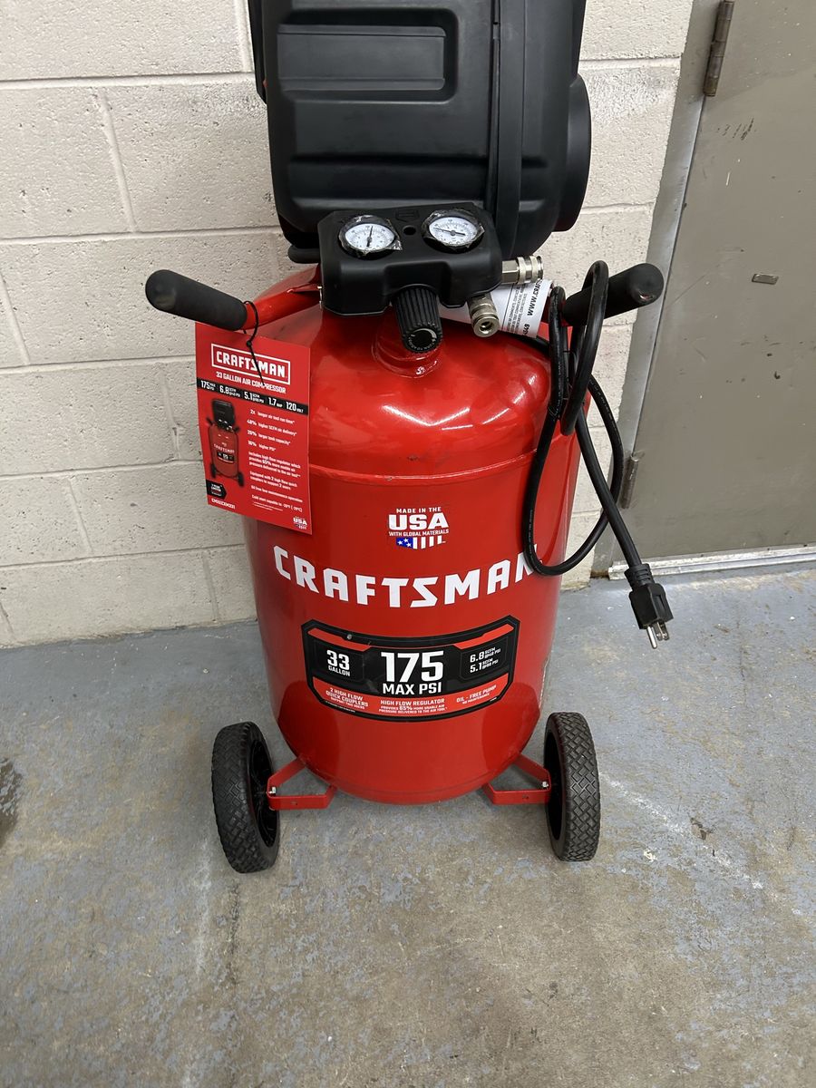 Brand new craftsman 33 gal compressor