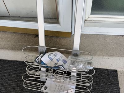 Advanced Habitat Metal Hanging Shower Caddy Organizer with Baskets