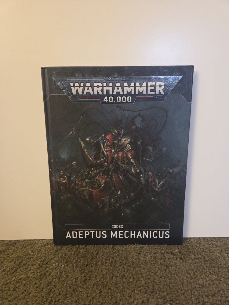 Warhammer 40k tabletop game rpg book  adeptus mechanicus codex miniatures uk