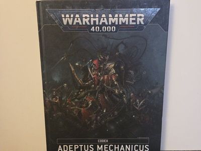 Warhammer 40k tabletop game rpg book adeptus mechanicus codex miniatures uk
