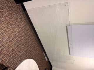 Clarus clear whiteboard