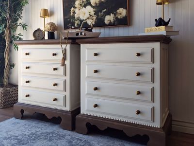 XL Broyhill 4 Drawer Nightstands