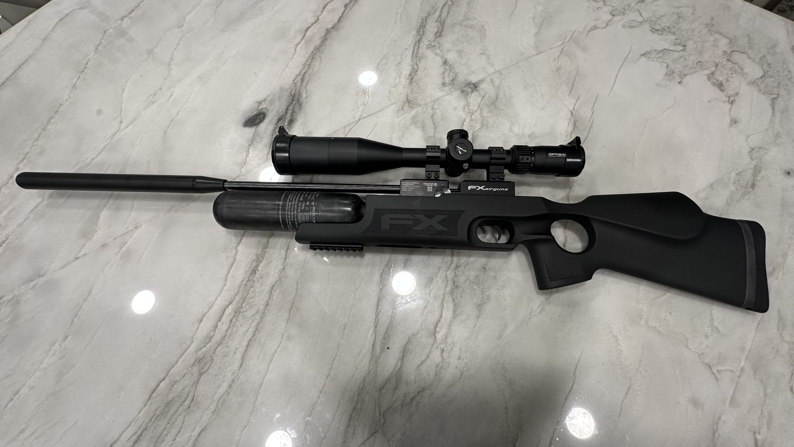 FX Royale 500 PCP Air Rifle – .25 Cal – Complete Setup – $800