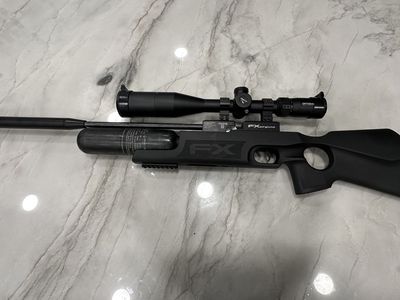 FX Royale 500 PCP Air Rifle – .25 Cal – Complete Setup – $800