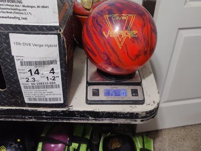 15lb New DV8 Verge Hybrid Bowling Ball