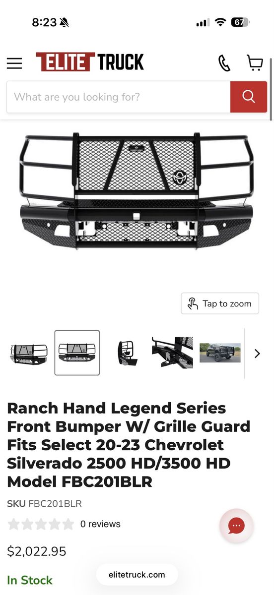 20-23 Chevy Silverado 2500/3500 HD ranch hand bumper