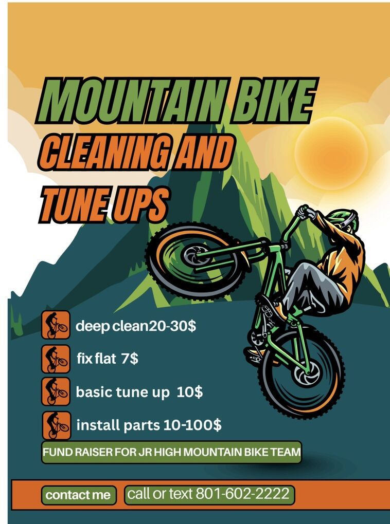 I Clean And Fix Mountain Bikes