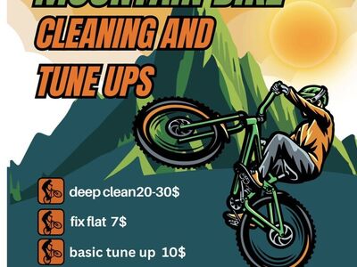 I Clean And Fix Mountain Bikes