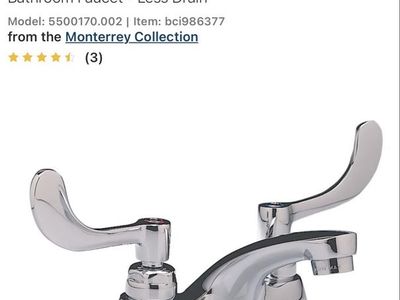 American Standard chrome faucet
