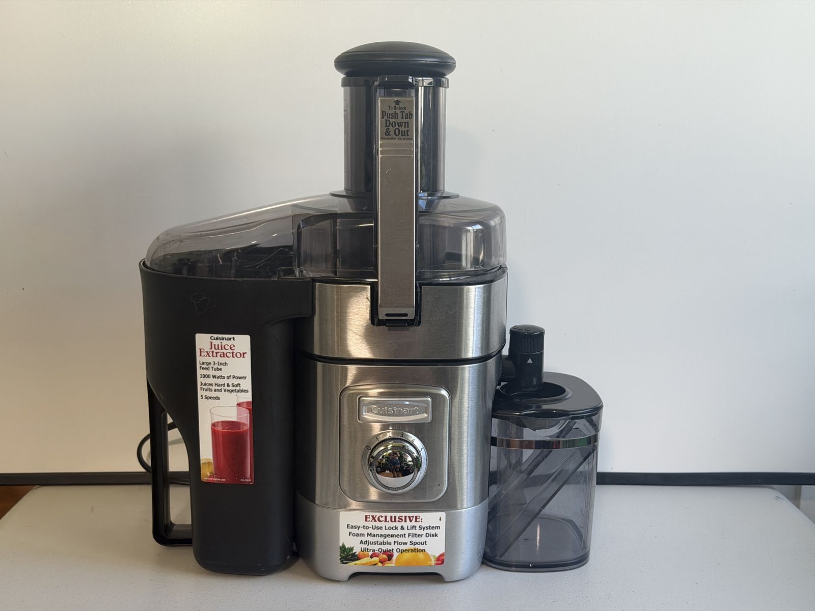 Cuisinart CJE-1000 Die-Cast Juice Extractor - 5 Speed, 1000 Watt Juicer