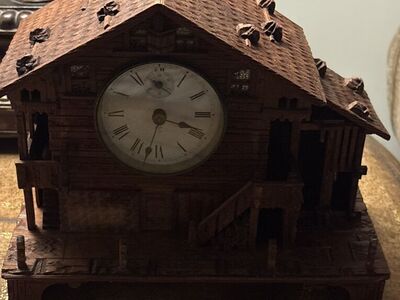 Great Condition German Badische Uhrenfabrik Clock